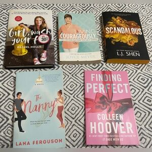 Book Lot of 5-The Nanny, Finding Perfect, Scandalous, Girl, Wash Your Face